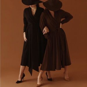 Audrey Leighton wrap dress